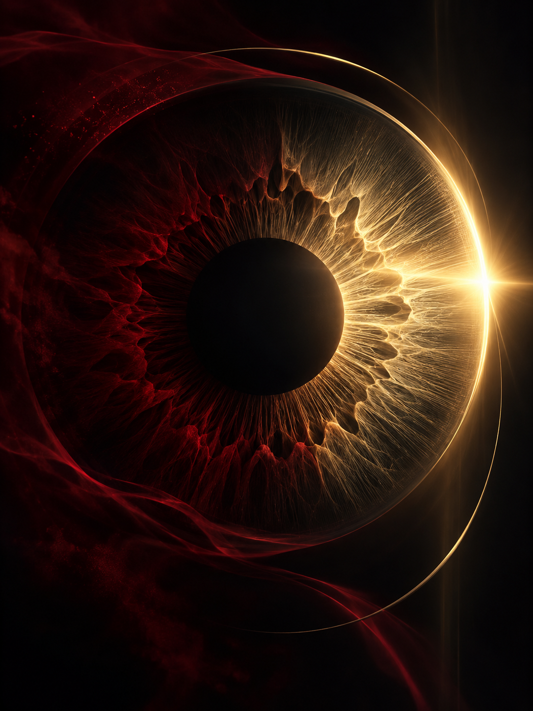 Abstract visual for protection of vision