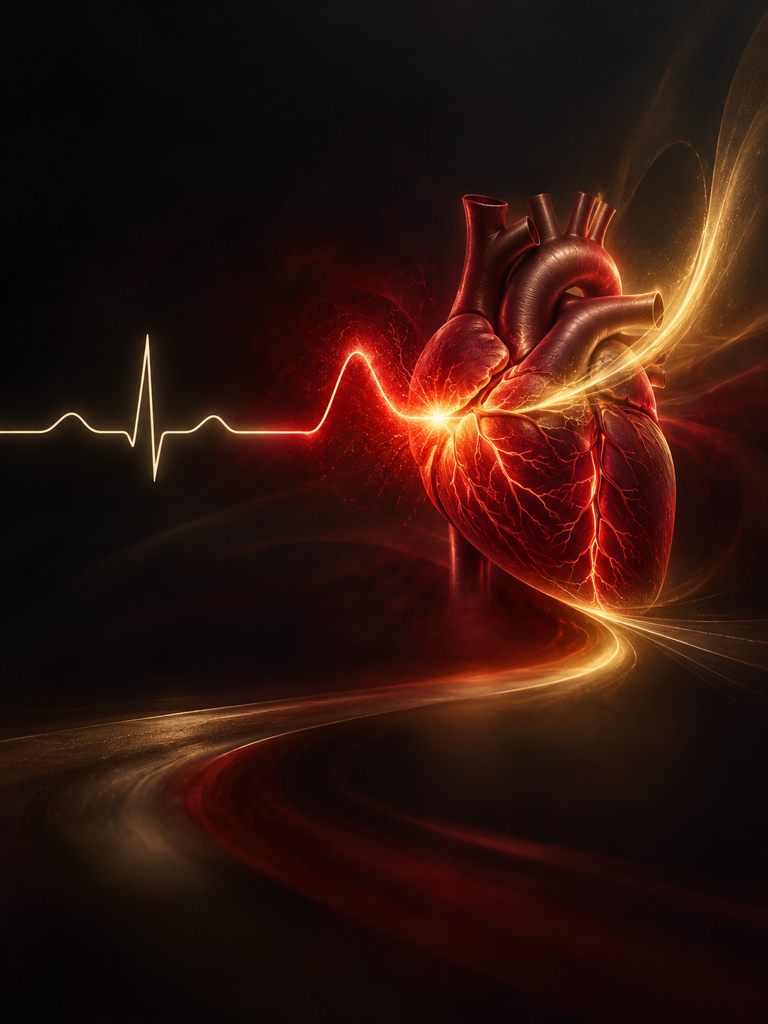 Abstract visual for early cardiac recognition